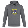 The Winchester Cannons Club Lightweight Hoodie by Canterbury features a colorful "Winchester Cannons" crest on the front and a white WRS Canterbury logo on the left sleeve. Lightweight and grey, it combines style with comfort.