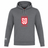 Charcoal gray Legion Academy Club Lightweight Hoodie by Canterbury featuring a red “LEGION SD ACADEMY” emblem on the chest and a small logo on the right sleeve.