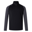 The Canterbury Elite First Layer, a Canterbury men's black and grey half zip top, is perfect for training attire. This top is equipped with VapoDri technology to keep you cool and comfortable during your workouts.