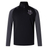 The Cypress Warriors Men's Rugby Elite First Layer by EMB Canterbury is a black and dark gray top with VapoDri tech, a stylized bird and shield logo on the left chest, and a small brand logo on the right shoulder.