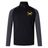 Black and grey Mother Lode Elite First Layer by Canterbury quarter-zip athletic pullover featuring a Mother Lode Rugby crest on the chest.