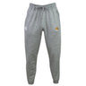 The Brighton High School Leisure Sweatpant by Canterbury boasts a sleek design, crafted from a blend of organic cotton and recycled polyester. It features drawstrings and elastic cuffs for a comfortable fit, while proudly displaying the logo of the rugby team alongside the EMB Canterbury emblem.