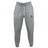 Portland Rugby Leisure Sweatpant by EMB Canterbury, crafted from recycled polyester fleece in gray, includes a drawstring waistband, with a logo on the left leg and a small emblem on the right.