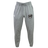 Grey heathered organic cotton ICRON Leisure Sweatpant by Canterbury with a drawstring waist, brand logo on the right hip, and an “ICRON” crest on the left thigh.