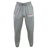 The USA Para Powerlifting Leisure Sweatpant by EMB Canterbury features a drawstring waist, organic cotton fabric, a white logo on the left thigh, and "USA Powerlifting" text with a flag on the right.