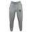 Grey Takoma Touch Rugby Leisure Sweatpant by Canterbury with a drawstring waist, a logo on the right thigh, and a colorful Takoma TRFC rugby crest on the left thigh.