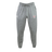 The Superior Rugby Club Leisure Sweatpant by EMB Canterbury is a gray jogger made from sustainable fleece, featuring an elastic waistband, drawstring, and two embroidered front thigh logos, shown on a plain white background.