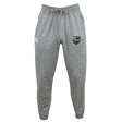 The Kingwood Rugby Leisure Sweatpant by EMB Canterbury features sustainable fabric, a drawstring waist, side pockets, cuffed ankles, and the Kingwood Rugby club crest on the left thigh.
