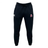 The University of Alabama Rugby Leisure Sweatpant by Canterbury from EMB Canterbury is crafted from organic cotton in black, featuring a small embroidered logo on the upper right leg and a white emblem on the upper left leg.