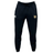 West Point Leisure Sweatpant by EMB Canterbury, designed in black sustainable fabric with a drawstring waist, featuring the Canterbury logo on the right thigh and left upper leg.