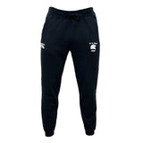 De La Salle Women's Leisure Sweatpant by EMB Canterbury in a cozy cotton blend fleece, showcasing the Canterbury logo on the right side and "DE LA SALLE RUGBY" beneath a circular emblem on the left.