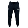 Made from recycled polyester, the Eastside Lions Leisure Sweatpant by EMB Canterbury are black and feature logos on the upper thighs, along with a convenient drawstring.