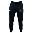 Black Aging Alabama Rugby Players Leisure Sweatpant by EMB Canterbury featuring the Alabama state outline logo with a golfer silhouette.