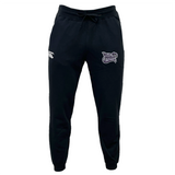 Valley Panthers Girls Rugby Leisure Sweatpant by Canterbury, featuring a drawstring waist, EMB Canterbury logo on the left thigh, and a distinctive “Valley Panthers” crest on the right thigh, crafted from sustainable materials for comfort and eco-conscious style.