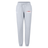 The EMB Canterbury USA Para Powerlifting Women's Leisure Sweatpant features a light gray color, drawstring waist, cuffed ankles, and "USA" text with logo on the left thigh—ideal for comfortable everyday style.
