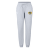 The Old Man Rivah Rugby Women's Leisure Sweatpant by EMB Canterbury features a light gray color, drawstring waist, crest emblem on the left thigh, and the classic Canterbury logo.