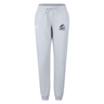 Light gray SUNY Maritime Men’s Rugby Women’s Leisure Sweatpant by Canterbury featuring a drawstring waist, ribbed cuffs, and a Maritime Rugby logo on the hip.