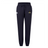 Chicago Riot Women's Leisure Sweatpant by EMB Canterbury in navy blue, featuring an elastic waistband, drawstring, and two embroidered front thigh logos; displayed against a white background.