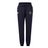 Birmingham Iron Women's Football Leisure Sweatpant by EMB Canterbury in navy blue, featuring a drawstring waist, dual thigh logos, and cuffed ankles, shown on a plain white background.