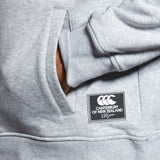 A man wearing a Canterbury Legends Panel Hoody, coming soon from Canterbury.