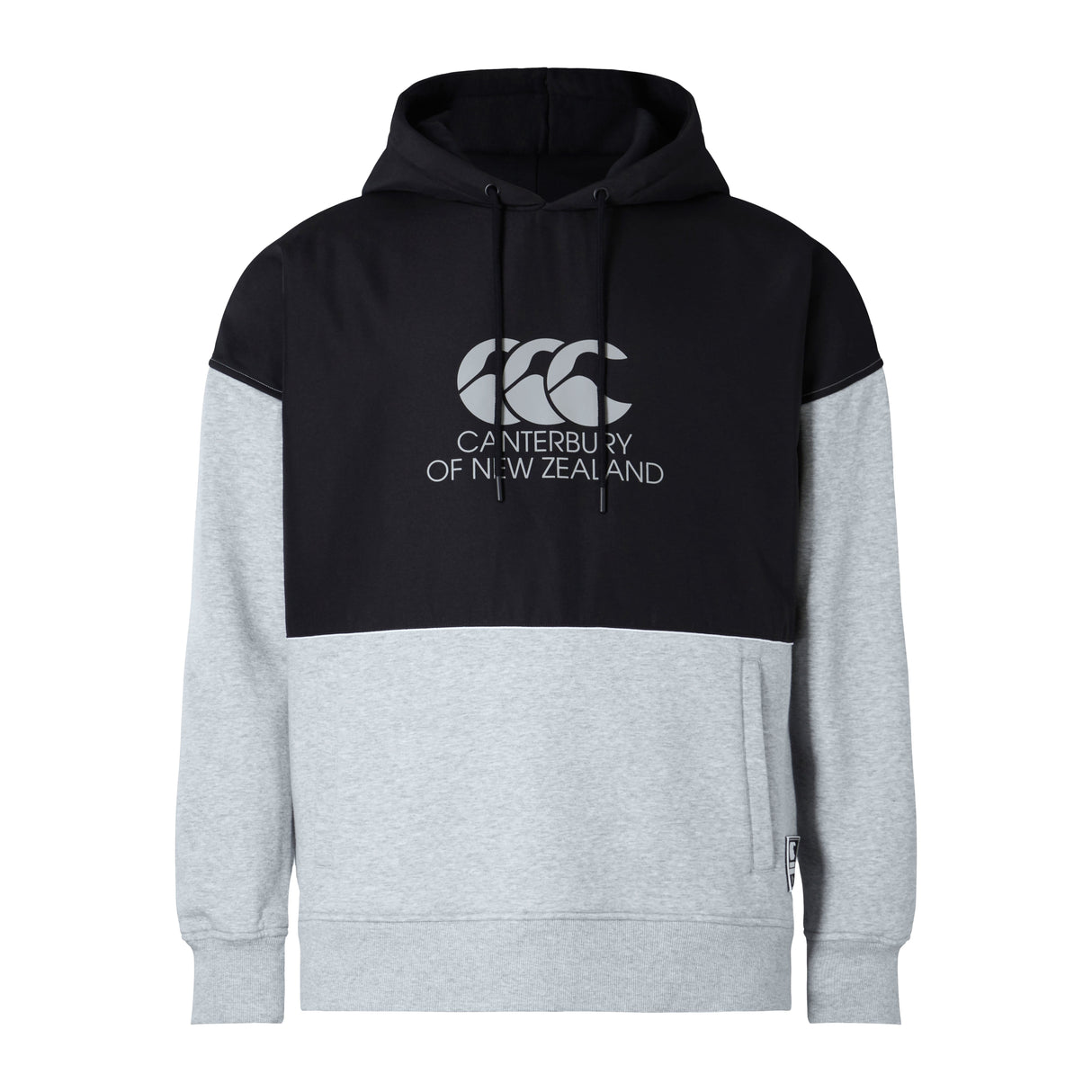 A Canterbury Legends panel hoody with the word ccg on it.