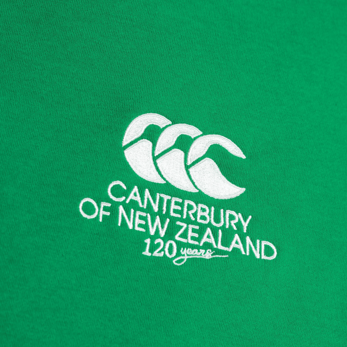 Canterbury logo on a Canterbury Harlequin Hoody.