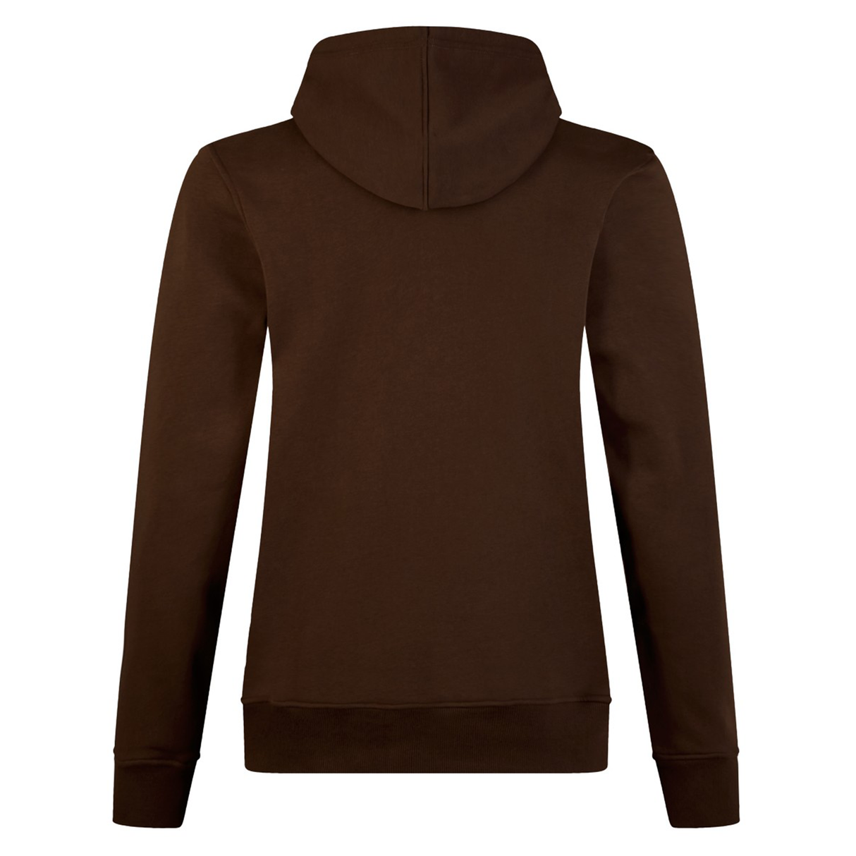 The back view of the Canterbury Uglies Hoodie showcases bold block colors and a hood, with long sleeves featuring ribbed cuffs and hem.