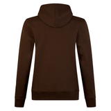 The back view of the Canterbury Uglies Hoodie showcases bold block colors and a hood, with long sleeves featuring ribbed cuffs and hem.