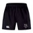 The Cypress Warriors Men's Rugby Advantage Short 2.0 by EMB Canterbury features an elastic waistband, white Canterbury logo, and team crest—ideal for those seeking sustainable athletic wear.