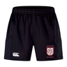 Legion Academy Advantage Short 2.0 featuring a white logo on the left leg and a red and white “Legion Academy SD” shield logo on the right leg.