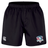 The SWFL Lady Hammerheads Professional Short 2.0 by WRS Canterbury features a white CCC logo on the left leg and a "SWFL Lady Hammerheads Rugby" shark emblem on the right, made from durable recycled polyester for a pro rugby style.