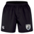 The South Orange County Raptors Professional Short 2.0 by Canterbury, from EMB Canterbury, are black athletic shorts featuring an elastic waistband, a white CCC logo on the left leg, and a South Orange County Raptors Rugby patch on the right leg. These durable shorts are designed for comfort and performance both on and off the rugby field.