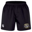 Winchester Cannons Professional Short 2.0 by EMB Canterbury, featuring an embroidered team crest on one leg and a white Canterbury logo on the other.