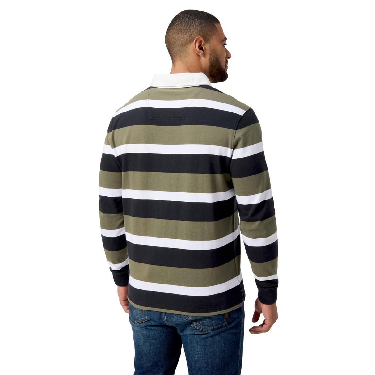 Canterbury Yarn Dye Long Sleeve Striped Rugby Jersey