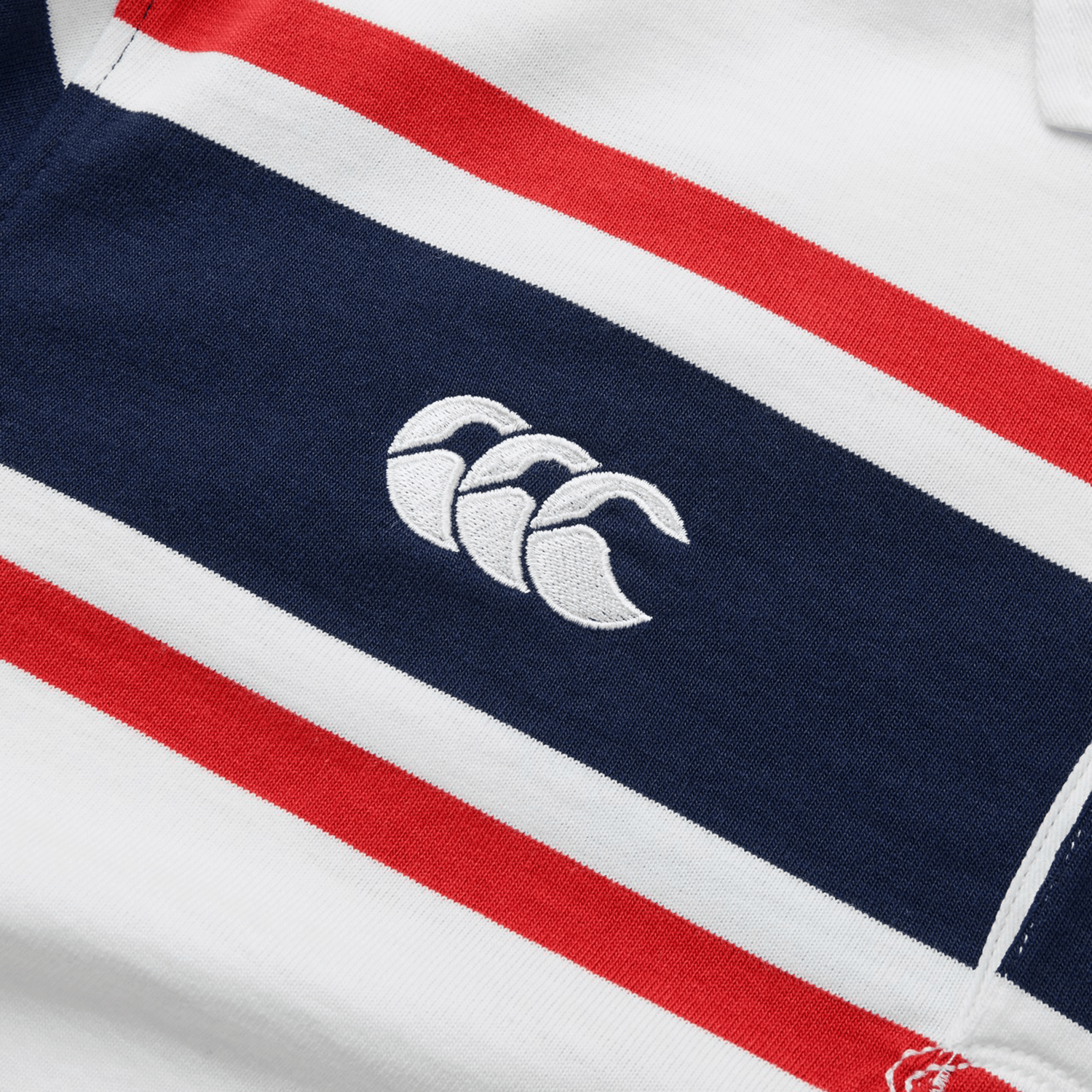 Engineered Long Sleeve Striped Rugby Jersey by Canterbury H125 Engineered Long Sleeve Striped Rugby Jersey by Canterbury H125