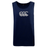 The Canterbury Radial CCC Logo Singlet in shaded spruce displays a white CCC logo with three stylized overlapping shapes on the chest.