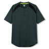 The Ireland 26 Elite Training Tee by Canterbury features a dark green design with short sleeves, black shoulder panels, and a subtle chest logo. Inspired by the classic Ireland rugby training tee, this Canterbury shirt offers a comfortable crew neckline and a slightly rounded hem. Crafted with Vapodri breathable technology, it’s designed to keep you cool during intense workouts.