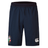 The British & Irish Lions 2025 Everest Woven Shorts by Canterbury are navy blue sports shorts showcasing an embroidered crest on the left side and a white logo on the right. Made from quick-drying fabric, these shorts provide both comfort and performance, perfect for fans of the British & Irish Lions. The four-way stretch design enhances flexibility.