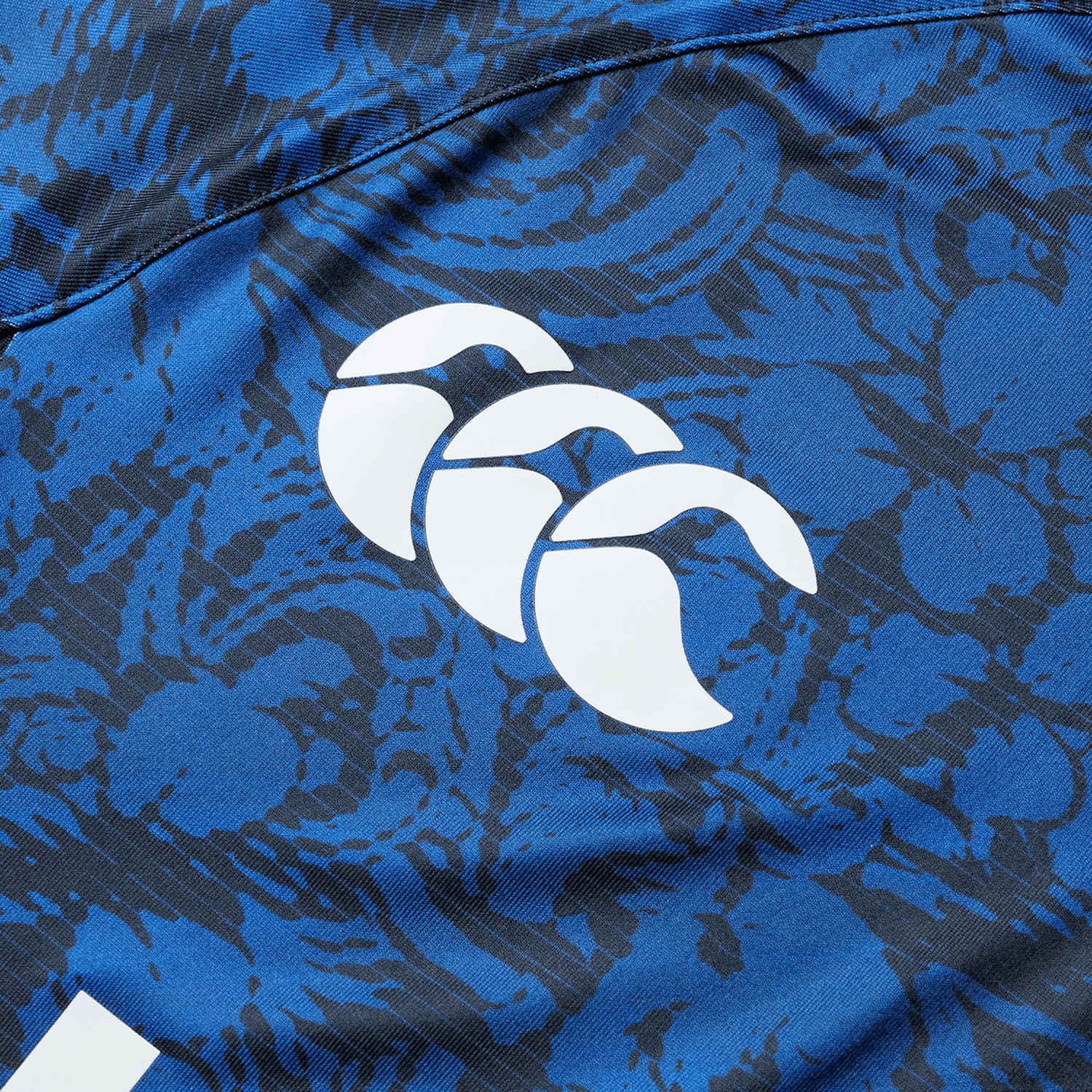The British & Irish Lions 25 Superlight Training Tee by Canterbury is crafted from a Superlight Training Tee material, featuring the Canterbury logo with three overlapping curves on a stylish patterned background.