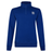 The Canterbury Sport Dept 1/4 Zip Pullover by Canterbury showcases a blue long-sleeve with rib-knit cuffs and a quarter-zip front, completed with a small white circular logo on the chest for a sleek touch.
