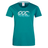 Women's Canterbury Fundamental T-Shirt in teal with bold white CCC branding and Canterbury text on the front.