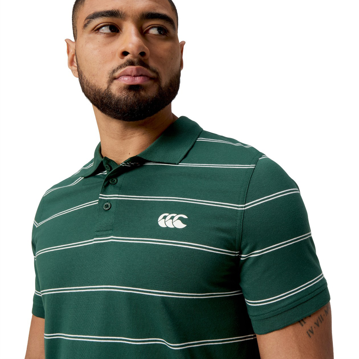 Canterbury Fundamental Yarn-Dye Stripe Polo