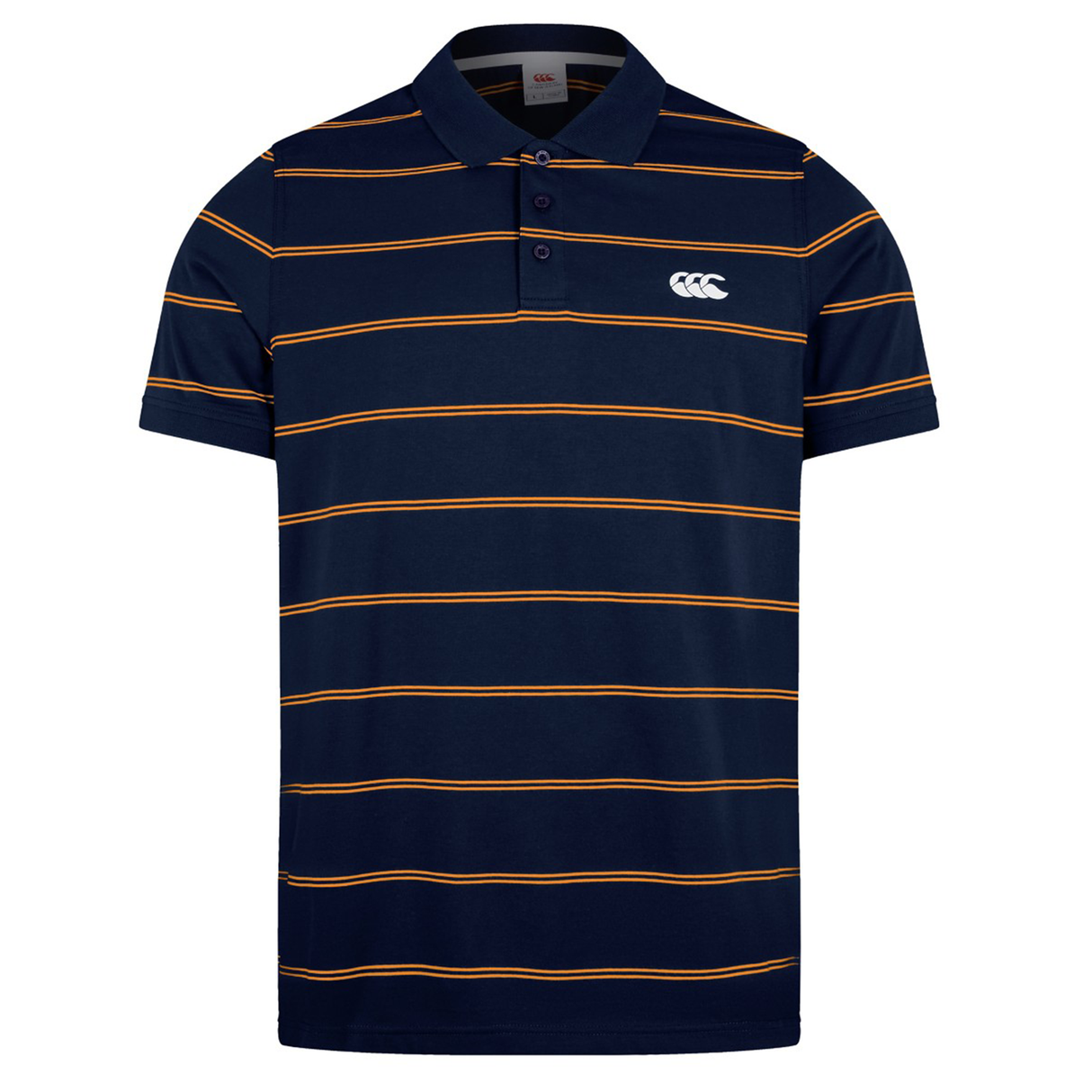 Canterbury Fundamental Yarn-Dye Stripe Polo
