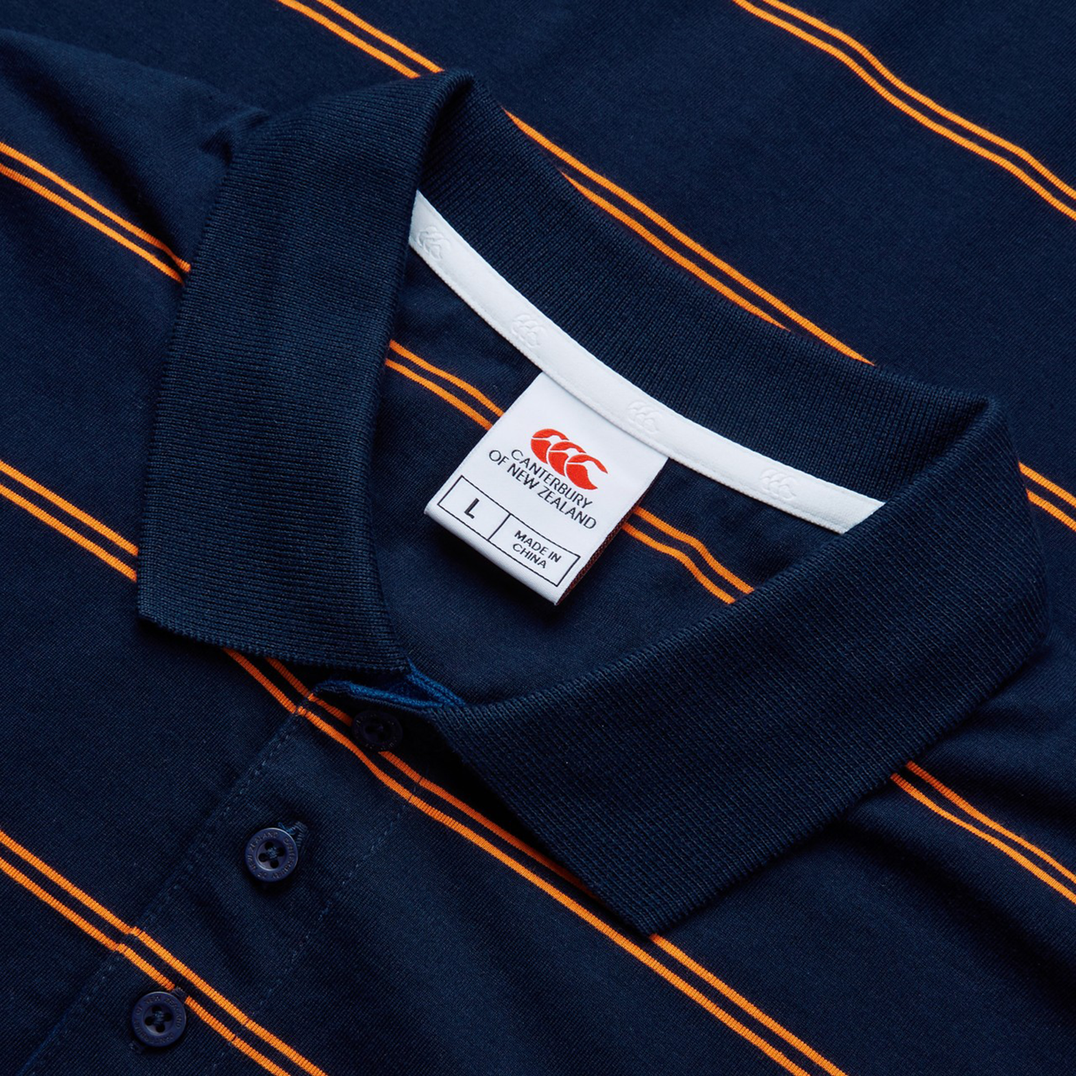 Canterbury Fundamental Yarn-Dye Stripe Polo