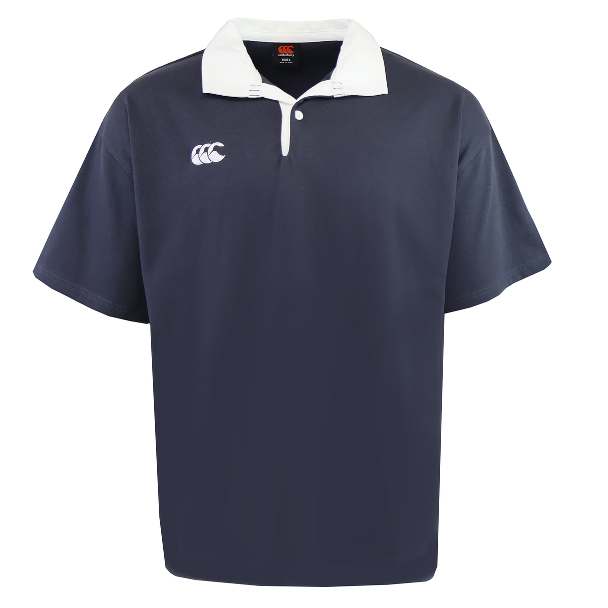 Fundamental Solid Dye Short Sleeve Rugby Jersey by Canterbury / World Rugby Shop 6XL / India Ink