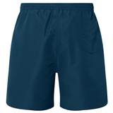 Canterbury Uglies Logo Tactic Shorts for men in navy blue, featuring an elastic waistband and a single back pocket, displayed from the back.