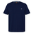 The Sport Dept. Logo T-Shirt by Canterbury is a plain navy blue cotton blend tee featuring a small white Canterbury logo on the left chest, shown against a white background.