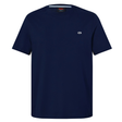 The Sport Dept. Logo T-Shirt by Canterbury is a plain navy blue cotton blend tee featuring a small white Canterbury logo on the left chest, shown against a white background.