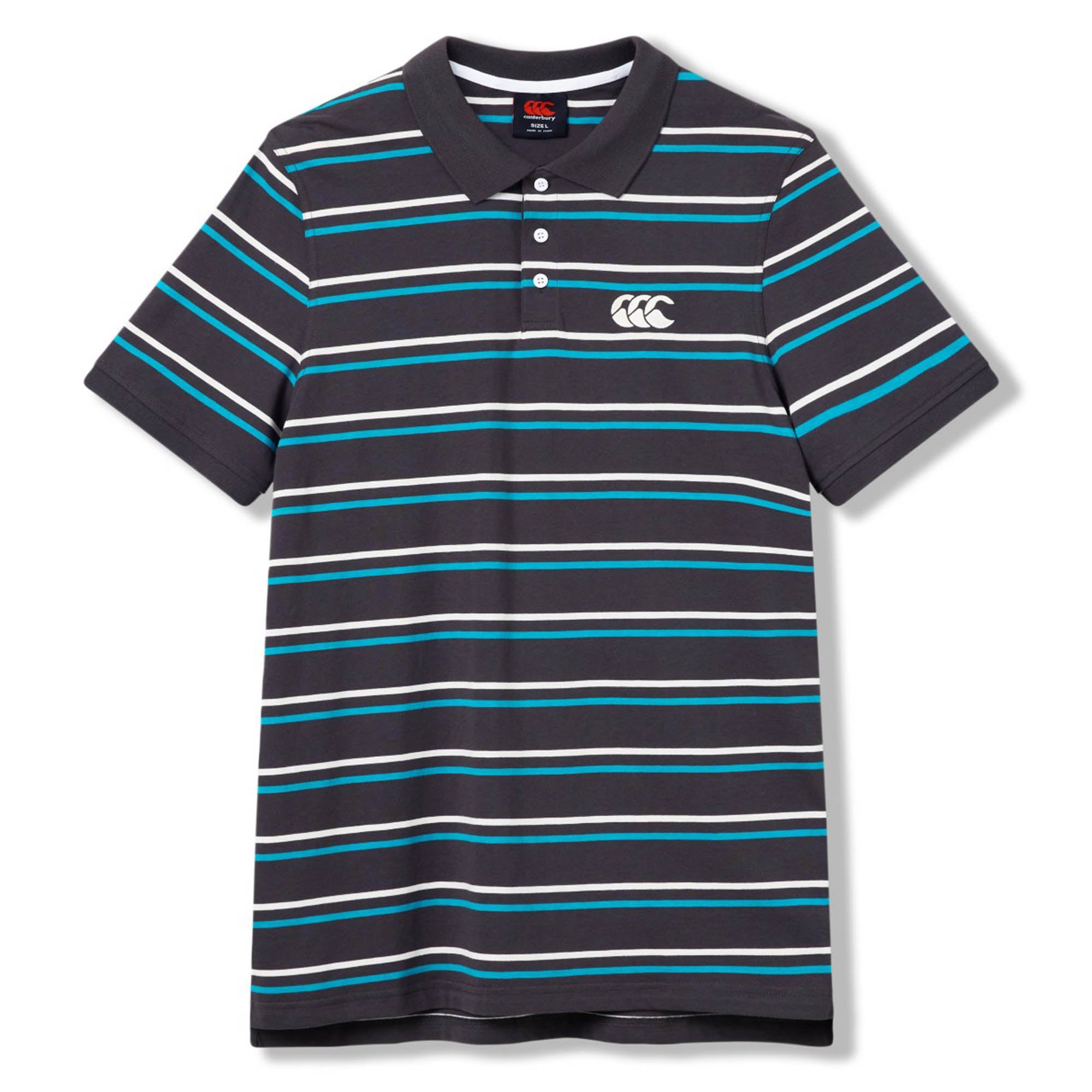 YARN DYE STRIPE POLO BY CANTERBURY / World Rugby Shop