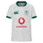 The Youth Ireland 25/26 Alternate Pro Jersey by Canterbury is a white youth rugby jersey with green trim, featuring the IRFU and Canterbury logos plus a Vodafone sponsor on the front.
